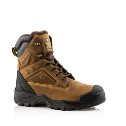 Buckler BuckBootz BSH011 Buckshot High Leg Lace Boot, Dark Brown Crazy Horse