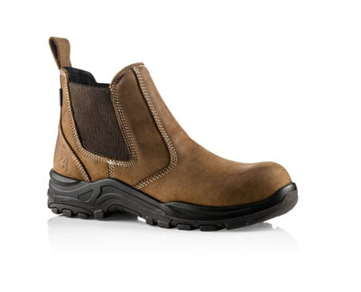 Buckler BuckBootz DEALERZS Safety Nubuckz Dealer Boot Brown Crazy Horse