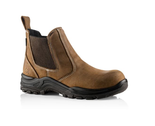 Buckler BuckBootz DEALERZS Safety Nubuckz Dealer Boot Brown Crazy Horse
