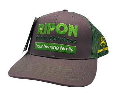 John Deere x Ripon Farm Services Official Grey Cap - MC13080780GR