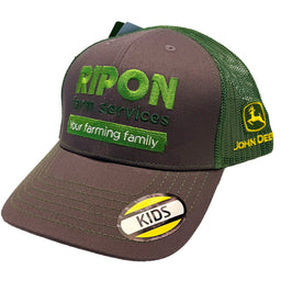 Kids John Deere x Ripon Farm Services Official Grey Cap - MC53080780GR