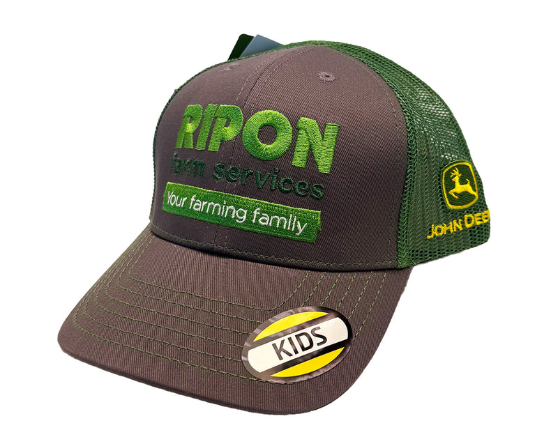 Kids John Deere x Ripon Farm Services Official Grey Cap - MC53080780GR