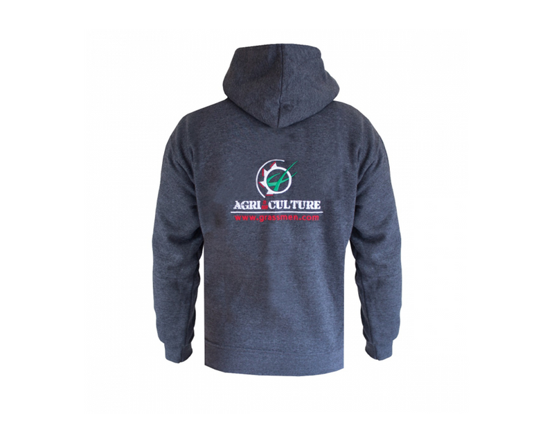 Grassmen x Ripon Farm Services Hoodie Charcoal Grey