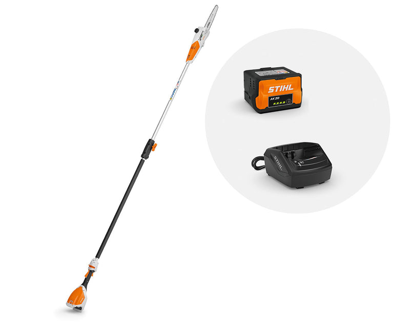 HTA50 Chainsaw Pole Pruner with Battery and Charger