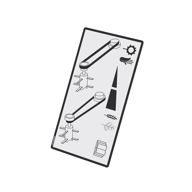 LABEL, TWO SPEED CHOPPER DECAL