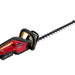 Battery powered hedge trimmer