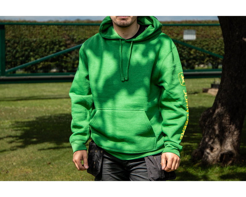 John Deere Green Hoodie Sleeve Graphic - MC130219GR