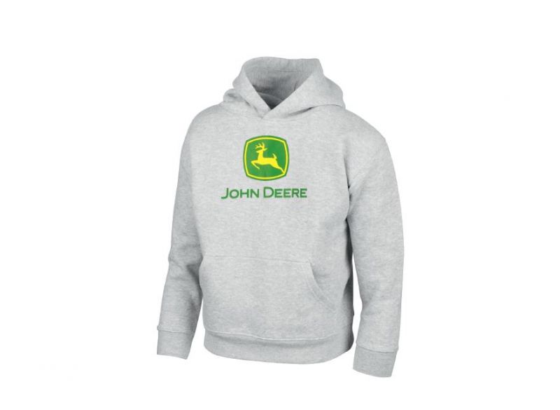 John Deere Junior Hoodie Grey MC730234OX