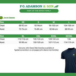 John Deere Navy T-Shirt - MCS3550001