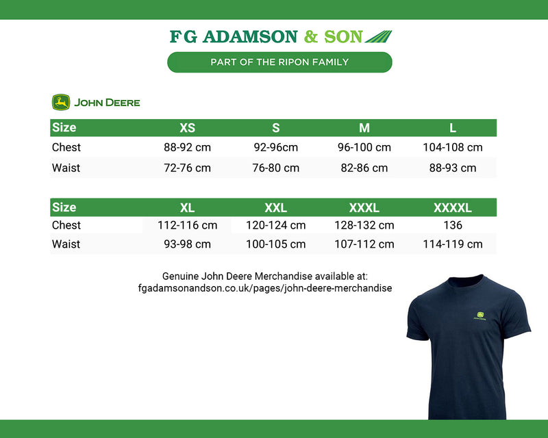 John Deere Navy T-Shirt - MCS3550001