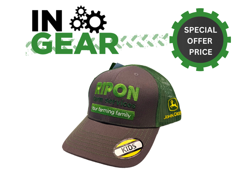 Kids John Deere x Ripon Farm Services Official Grey Cap - MC53080780GR