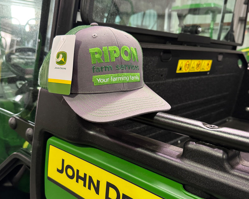 John Deere x Ripon Farm Services Official Grey Cap - MC13080780GR