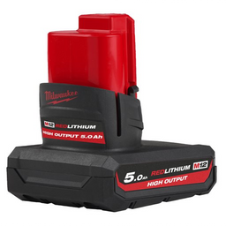 MILWAUKEE® M12™ 5.0 AH High output Battery