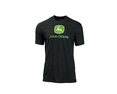 John Deere Classic Logo T-Shirt Black- MC130000BK