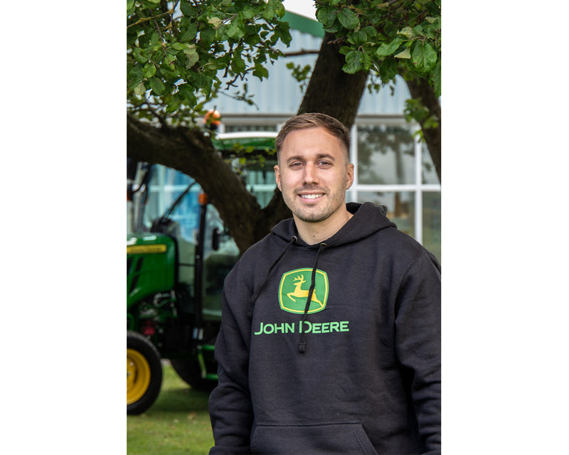 Black john deere hoodie deals