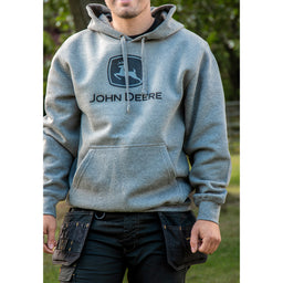 John Deere Hoodie Light Grey - MC130217CH