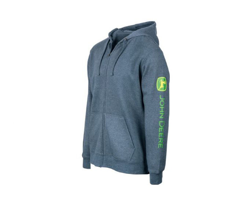 John Deere Zip Fleece Hoodie - MC130319NV