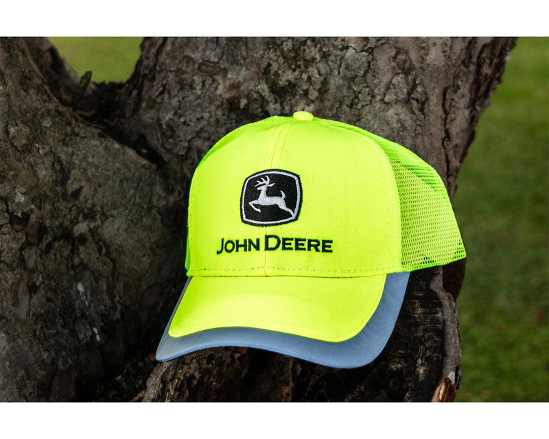 John Deere High Vis Mesh Back Cap - MC13080243YW