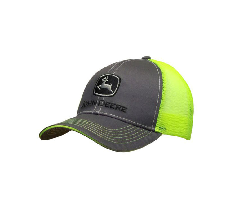 John Deere Trademark Mesh Back Cap Neon MC13080411CH