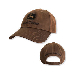 John Deere Oilskin Style Cap MC13080879BW