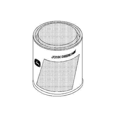 John Deere Yellow Paint, Can 2.5 Liter (0.66 Gallon) - MCF13125