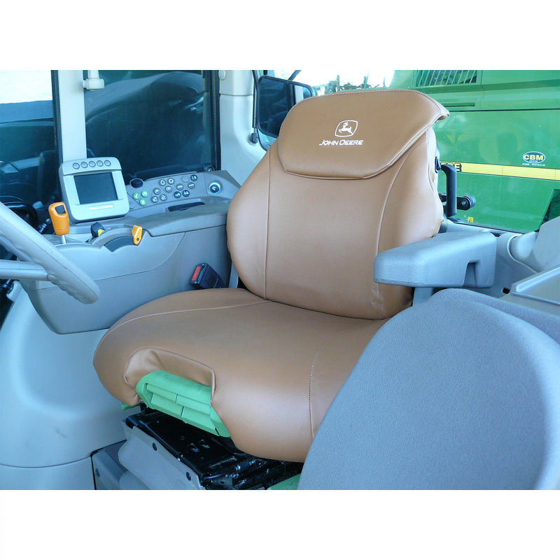 SEAT COVER BROWN LEATHERETTE
