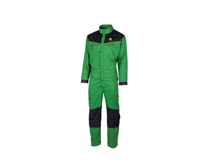 John Deere Adults Overalls in Field Green with Stud Fastening - MCS1001002