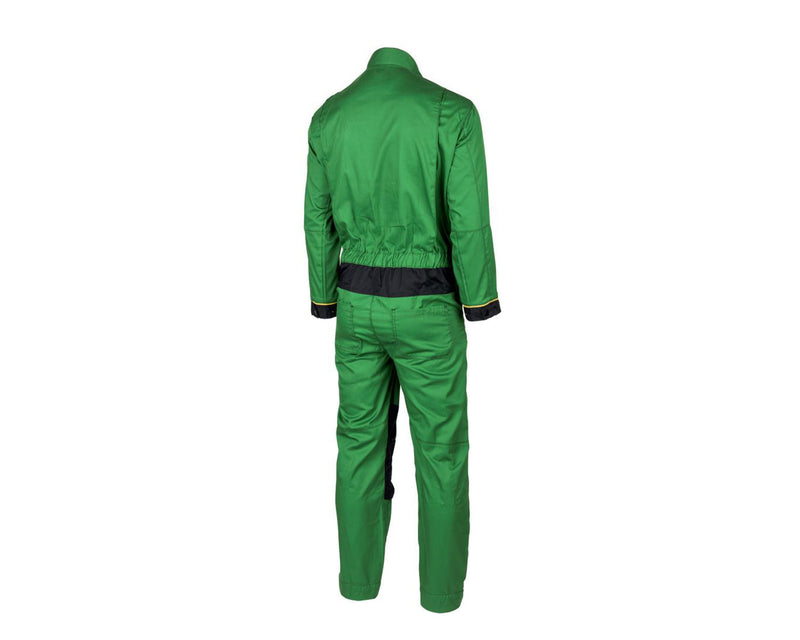 John Deere Adults Overalls in Field Green with Stud Fastening - MCS1001002