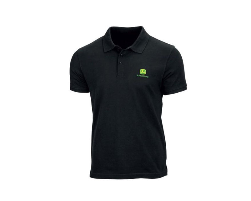 John Deere Black Polo Shirt MCS3560000