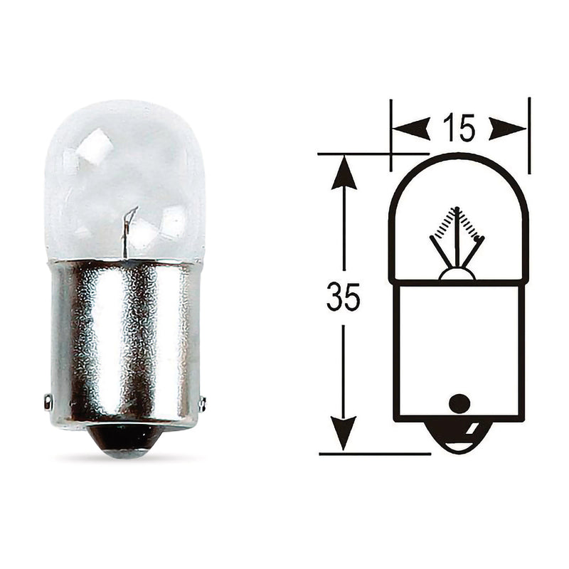 BULB 12V 5W SCC BA15S