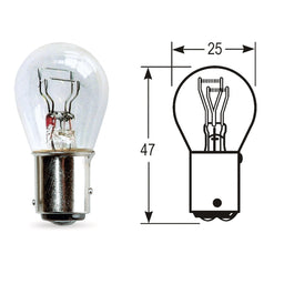 BULB 12V 21/5W OSP BAY15D