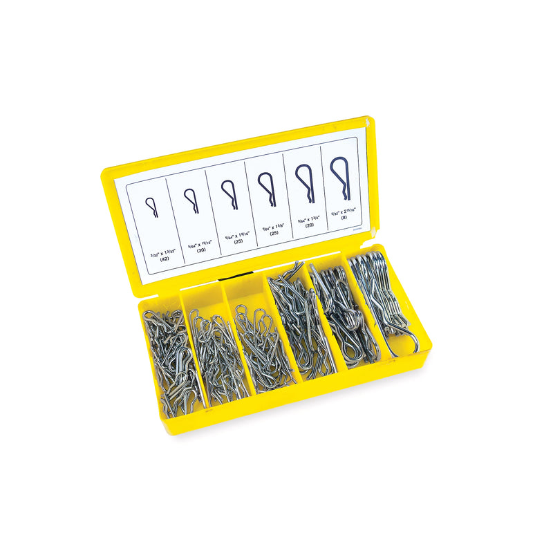 R CLIPS KIT, 150 PIECES