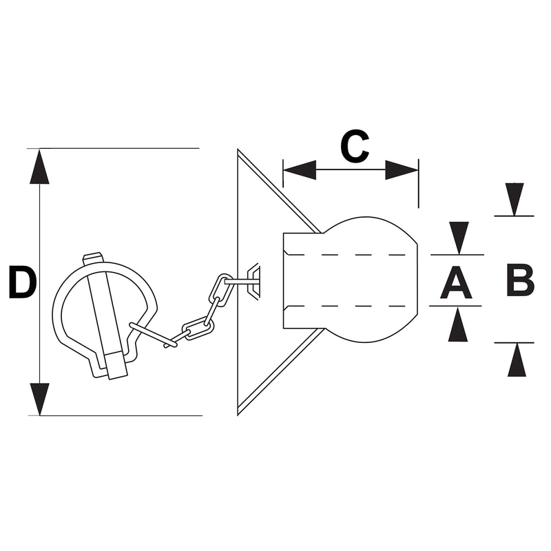 LOWER LINK BALL CAT 3