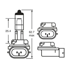 12,8V/3,9A/PGJ13 BULB