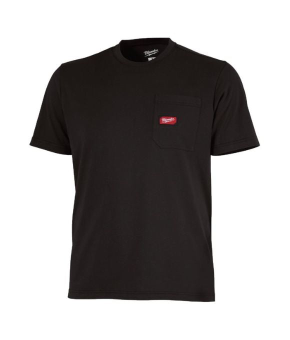 MILWAUKEE Work T-Shirt Short Sleeve Black - 49324930