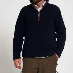 Jack Pyke Mens Countryman Fleece Pullover Navy - JPULFLCOUNAV
