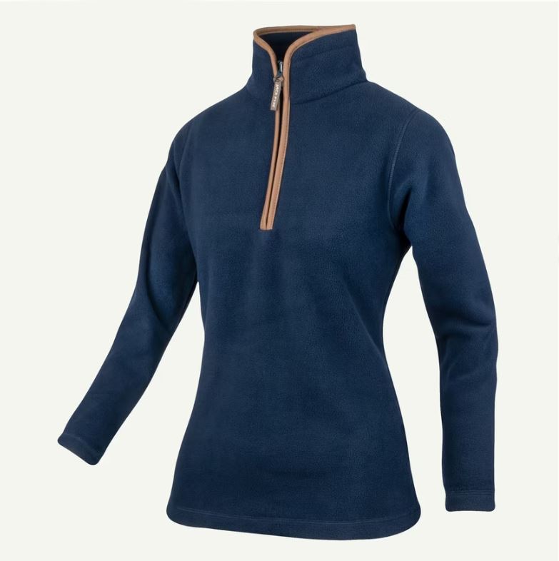 Jack Pyke Womens Countryman Fleece Pullover Navy - JLPULFLNAV