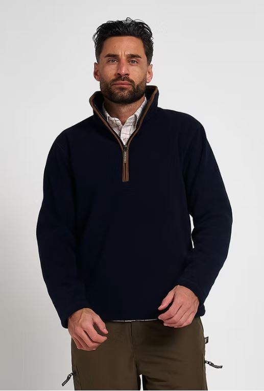 Jack Pyke Mens Countryman Fleece Pullover Navy - JPULFLCOUNAV