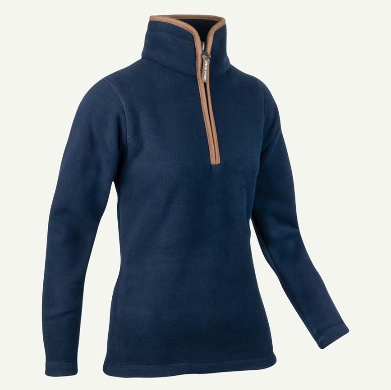 Jack Pyke Womens Countryman Fleece Pullover Navy - JLPULFLNAV
