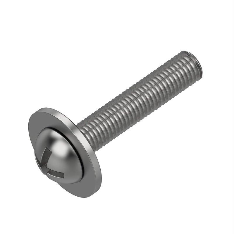 SCREW WITH WASHER, MACHINE SCREW  W