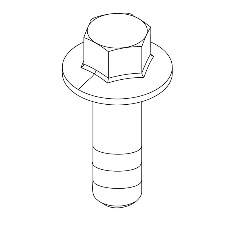 M8 X 1.25 X 25 HEX FLANGE HEAD