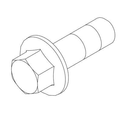 John Deere Hexagonal Head Flanged Screw, M10 X 30 - R532299