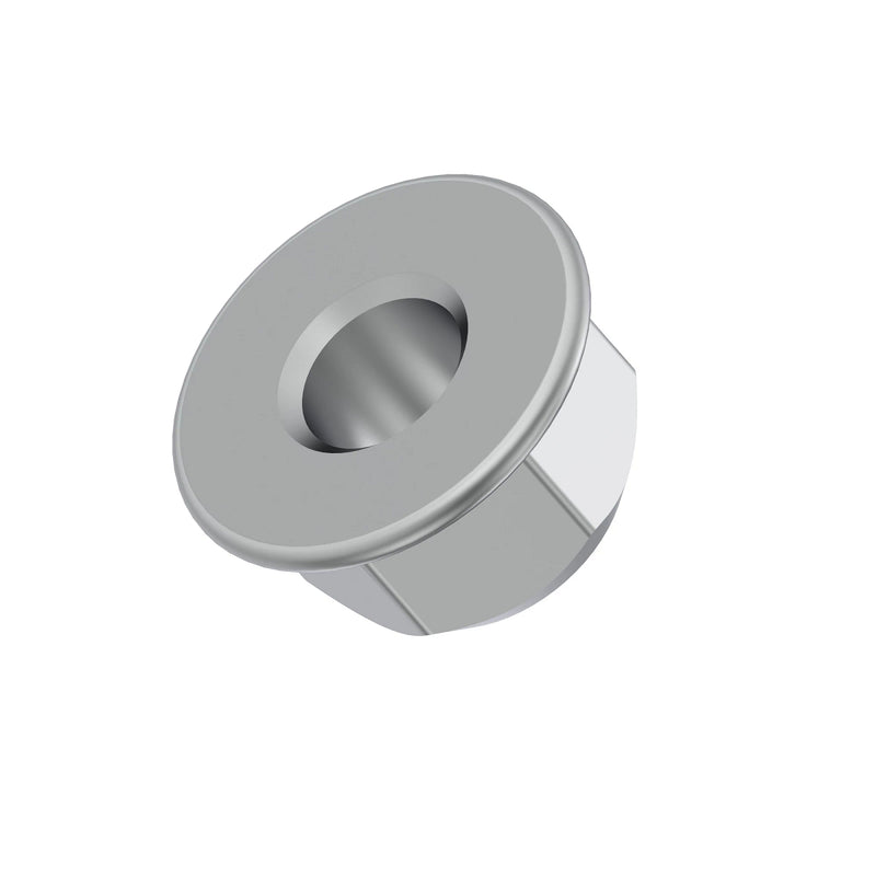 FLANGE NUT, HEX FLANGE M8X1.25-6H