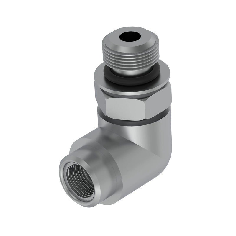 ELBOW FITTING, 3/8 FLEX X M14 ADJ S
