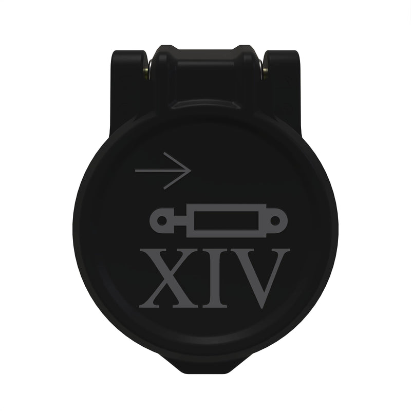 COVER, COUPLER, RETRACT, XIV, BLACK