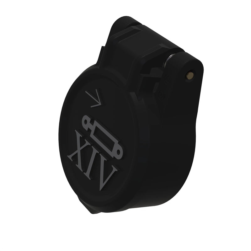 COVER, COUPLER, RETRACT, XIV, BLACK