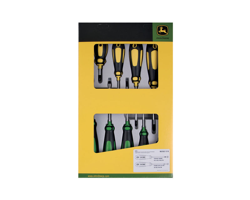 John Deere Screwdriver Set 9 PC. - MCKTA31101M