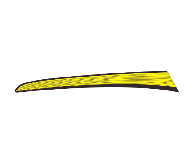John Deere Stripe Label, Left Side - M156395