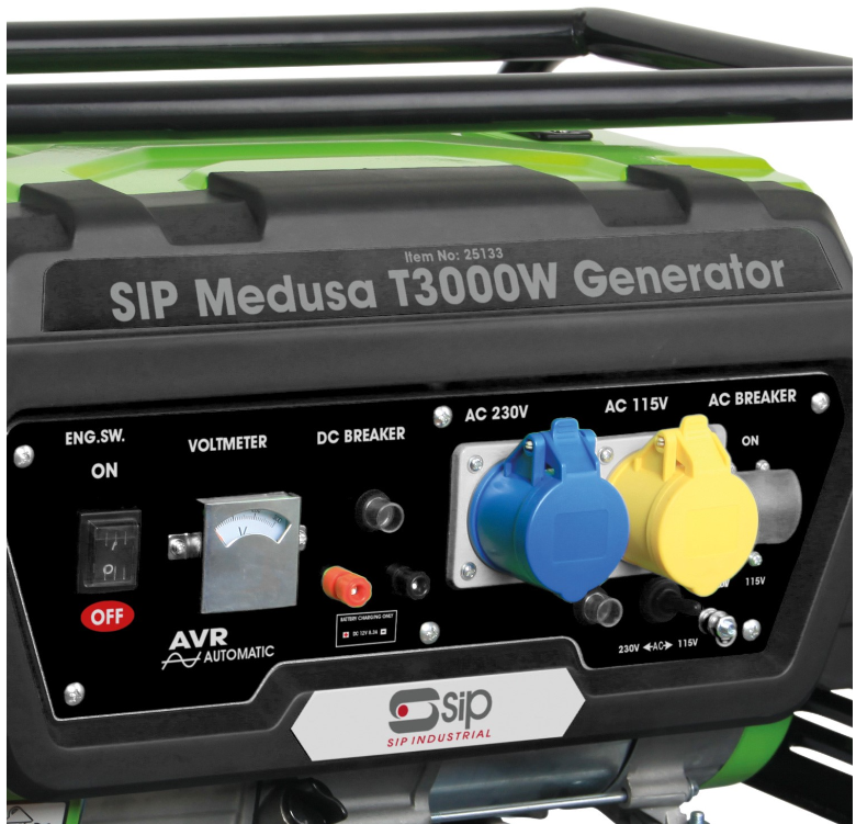 SIP MEDUSA T3000W Petrol Generator - 25133
