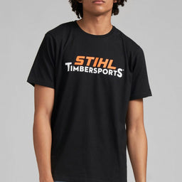 STIHL Timbersports Logo Black T-shirt - 0421 300 10